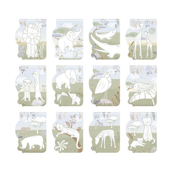 Little Dutch Safari Friends Kleurboek - Lion Little Dutch Safari Friends Kleurboek - Lion