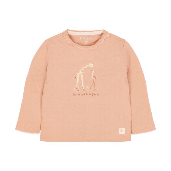 Little Dutch Safari Friends Pyjama Twee-Delig - Maat 62/68 - Deep Pink