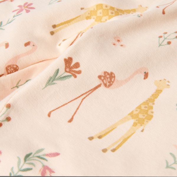 Little Dutch Safari Friends Pyjama Twee-Delig - Maat 62/68 - Deep Pink