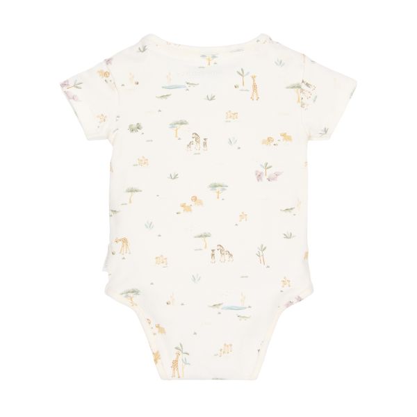 Little Dutch Safari Friends Romper - Maat 50 - Creme 
