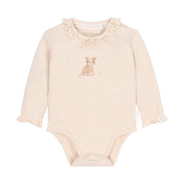 Little Dutch Safari Friends Romper Overslag - Maat 44 - Vanilla Melee Little Dutch Safari Friends Romper Overslag - Maat 44 - Vanilla Melee
