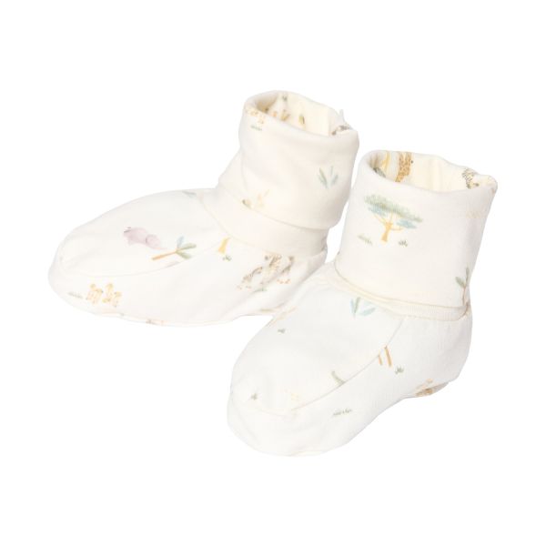 Little Dutch Safari Friends Slofjes - Maat 44/56 - Creme Little Dutch Safari Friends Slofjes - Maat 44/56 - Creme