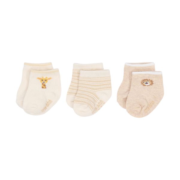 Little Dutch Safari Friends Sokken - 3 Paar - Maat 44/56 Little Dutch Safari Friends Sokken - 3 Paar - Maat 44/56