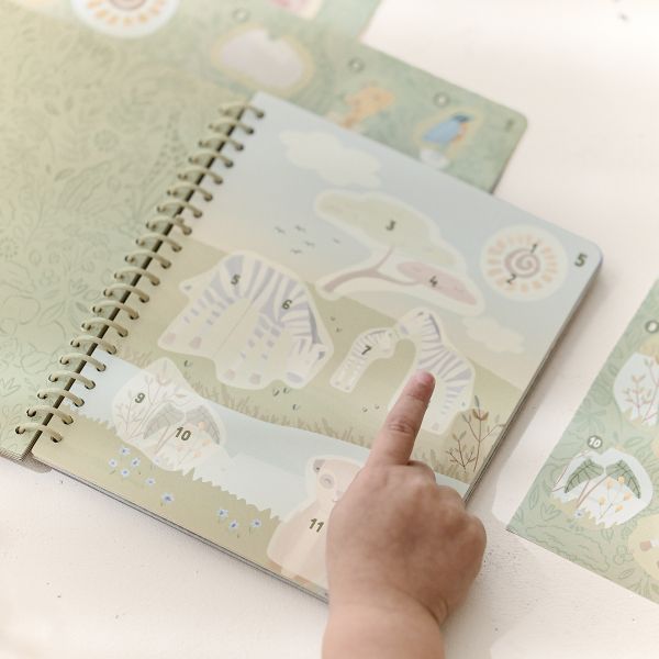 Little Dutch Safari Friends Sticker Op Nummer - Jim