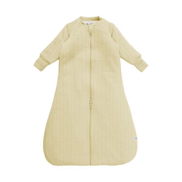 Lodger Hopper Slaapzak Met Mouwen - Solid - Maat 68/80 - Cream