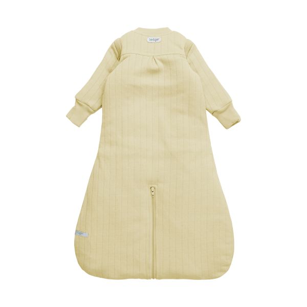 Lodger Hopper Slaapzak Met Mouwen - Solid - Maat 68/80 - Cream