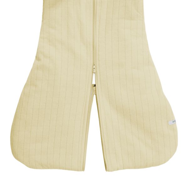 Lodger Hopper Slaapzak Met Mouwen - Solid - Maat 68/80 - Cream