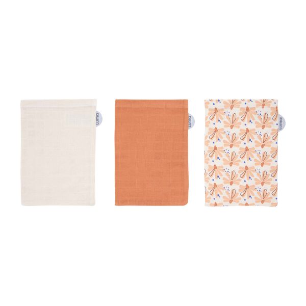 Luma Washand tetra Flowerfever Nude 3-Pack