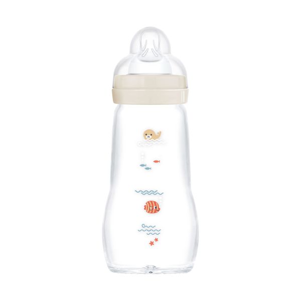 MAM Feel Good Babyfles - 260 ml - Glas - Uni 