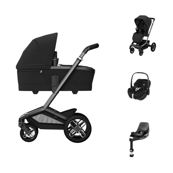 Maxi-Cosi Fame 3-in-1 Kinderwagen Met Base - Pebble 360 Pro2 - Twillic Black