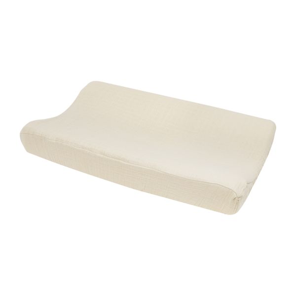 Meyco Baby Uni aankleedkussenhoes tetra pre-washed Soft Sand Meyco Baby Uni aankleedkussenhoes tetra pre-washed Soft Sand