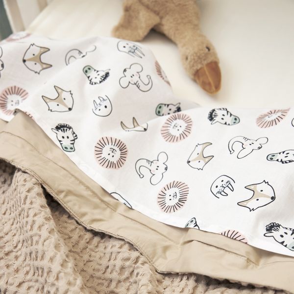 Meyco Wiegdeken Waffle Cotton Sand 75 x 100 cm Meyco Wiegdeken Waffle Cotton Sand 75 x 100 cm