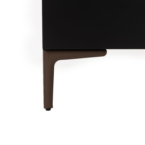 TWF Meegroeibed - Commode 3 Laden - Hanglegkast 2 Deuren 1 Lade Modena Metaal