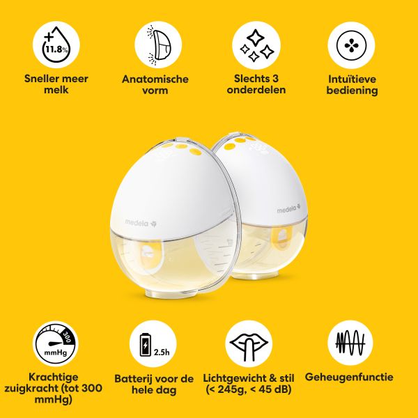 Medela Motion InBra™ Borstkolf Dubbelzijdig Elektrisch