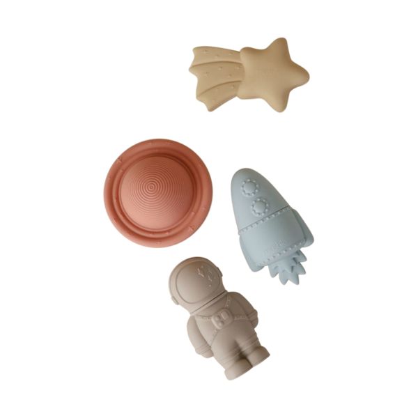 Mushie Bad Set - 4-Pack - Space
