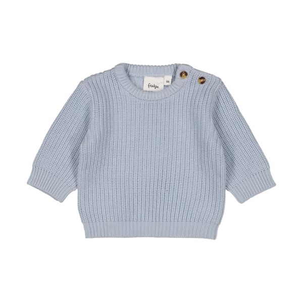 Feetje The Magic Is In You Sweater Gebreid - Maat 56 - Blauw Feetje The Magic Is In You Sweater Gebreid - Maat 56 - Blauw