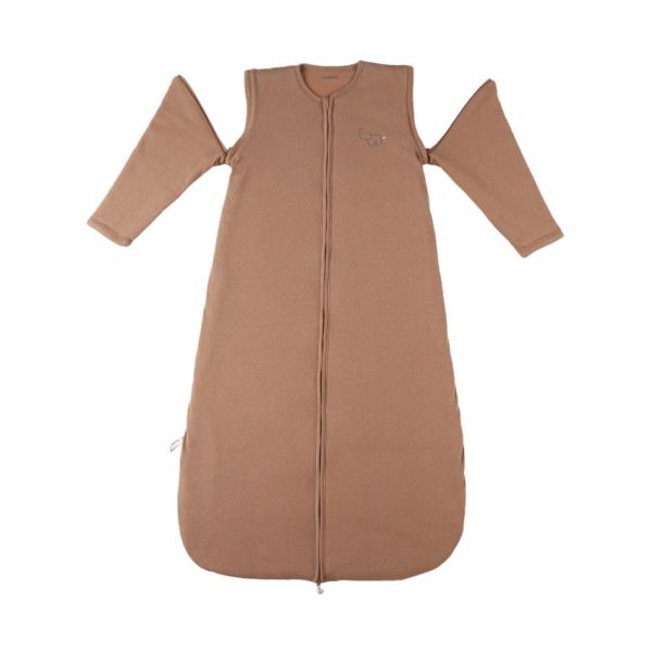 Noukie's B&M Slaapzak – 100 cm – Afritsbare mouwen – Jersey – Caramel Noukie's B&M Slaapzak – 100 cm – Afritsbare mouwen – Jersey – Caramel