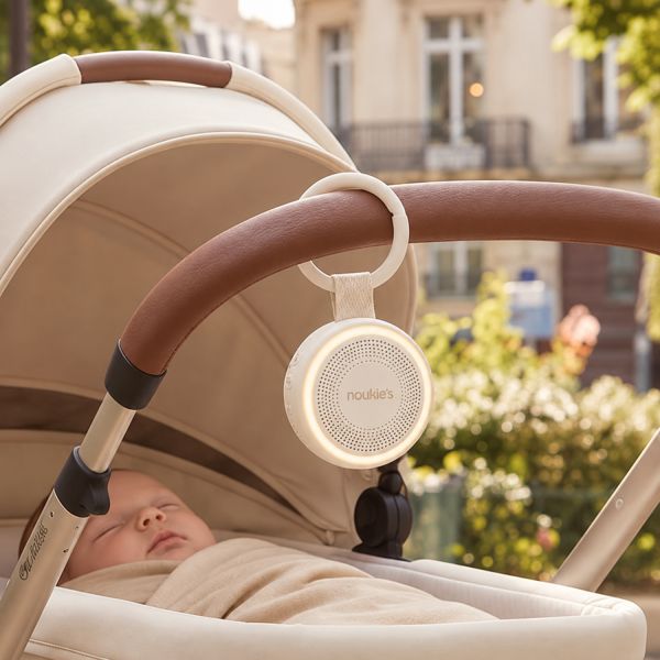 Noukie's KYYA® Draagbaar Nachtlampje Met Muziek - Beige