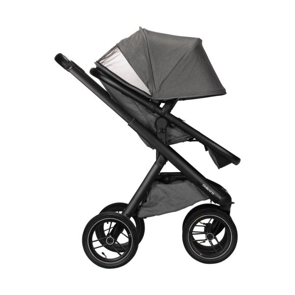 Dubatti One E5 2-in-1 Kinderwagen Black - Grey Dubatti One E5 2-in-1 Kinderwagen Black - Grey