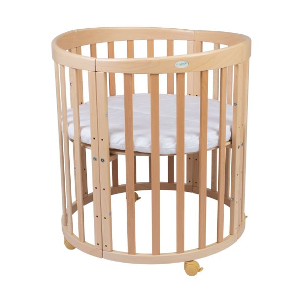 Waldin Oval Combibed 7‑in‑1 - Natural inclusief matras Waldin Oval Combibed 7‑in‑1 - Natural inclusief matras