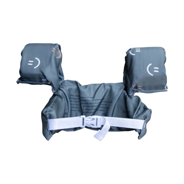 Slipstop Zwemvest - Smiley Grey Slipstop Zwemvest - Smiley Grey