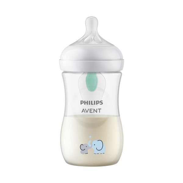 Philips Avent Fles Natural Response AirFree Olifant 260ml Philips Avent Fles Natural Response AirFree Olifant 260ml