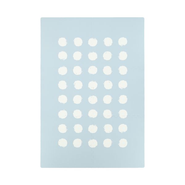 Puck Playmat Dots - Blue Sandy Puck Playmat Dots - Blue Sandy