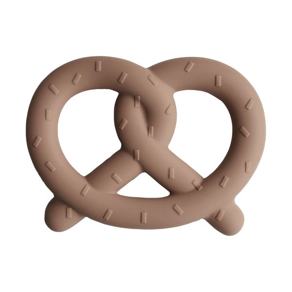 Mushie Pretzel Bijtring - Natural