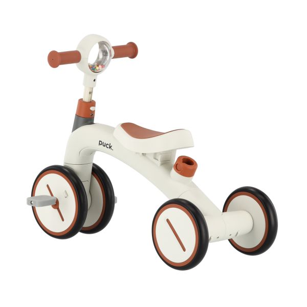 Puck 3-In-1 Driewieler - Wit/Bruin Puck 3-In-1 Driewieler - Wit/Bruin