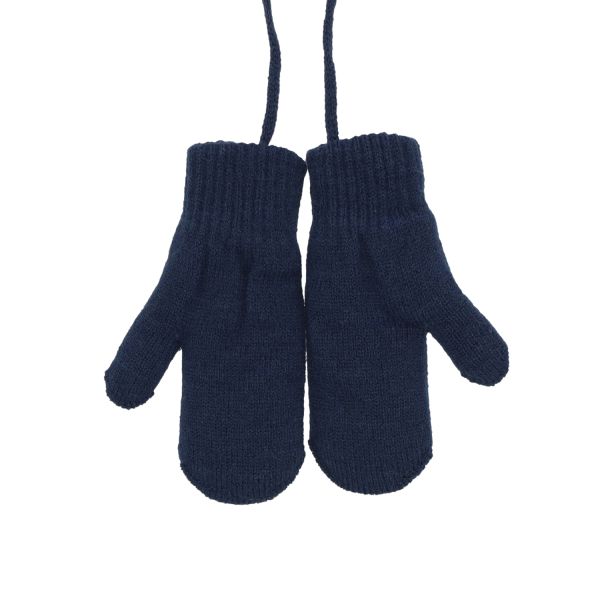 Puck Knit Wanten - Navy Puck Knit Wanten - Navy