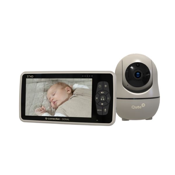 Qute Babyfoon Q-Connection Signal - Zand Qute Babyfoon Q-Connection Signal - Zand
