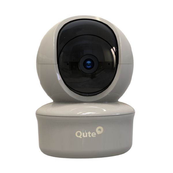 Qute Beeldbabyfoon Q-Connection Smart WIFI 2-IN-1 5HD - Zand - Limited Edition Qute Beeldbabyfoon Q-Connection Smart WIFI 2-IN-1 5HD - Zand - Limited Edition