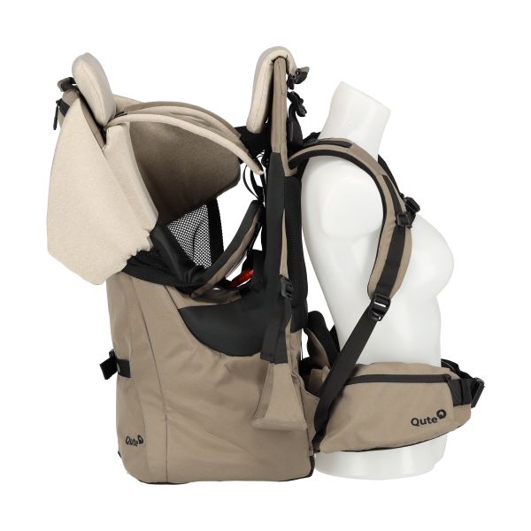Qute Q-Nomade Kinderdrager - Bruin Qute Q-Nomade Kinderdrager - Bruin