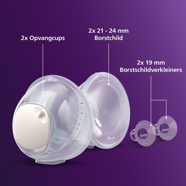 Philips Avent Hands-Free Dubbele Collection Cups Philips Avent Hands-Free Dubbele Collection Cups