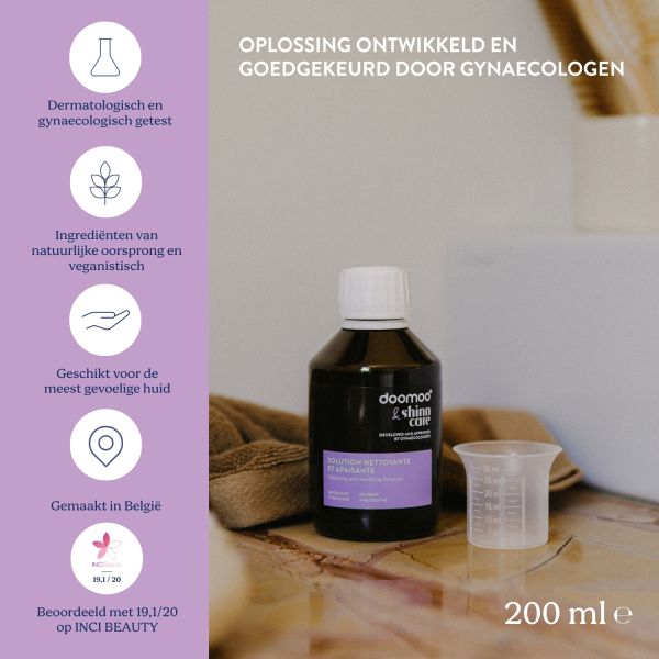 Doomoo x Shinncare Reinigende en Kalmerende Oplossing - 200 ml