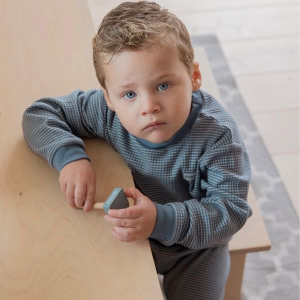 Feetje Pyjama Wafel Ijs Blauw 62 Feetje Pyjama Wafel Ijs Blauw 62
