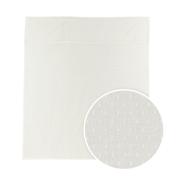 Meyco Ledikantlaken Plume Offwhite 100 x 150 cm Meyco Ledikantlaken Plume Offwhite 100 x 150 cm