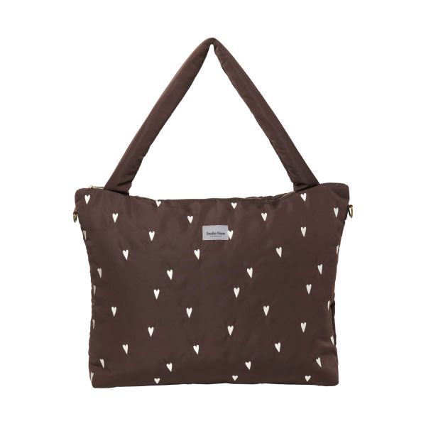 Studio Noos Puffy Luiertas - Brown Hearts Studio Noos Puffy Luiertas - Brown Hearts