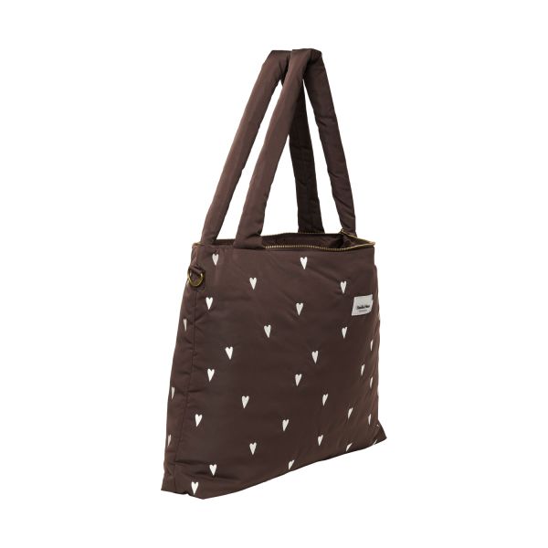 Studio Noos Puffy Luiertas - Brown Hearts Studio Noos Puffy Luiertas - Brown Hearts