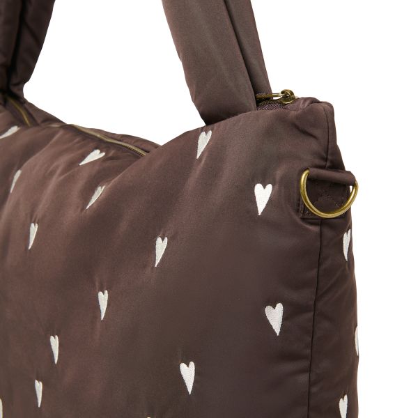 Studio Noos Puffy Luiertas - Brown Hearts Studio Noos Puffy Luiertas - Brown Hearts