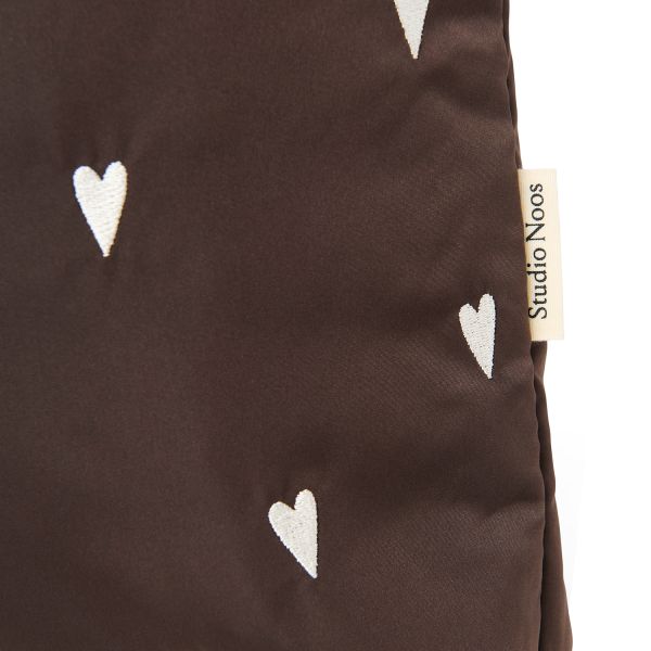 Studio Noos Mom Bag - Puffy - Brown Heart Studio Noos Mom Bag - Puffy - Brown Heart
