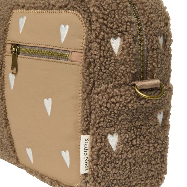 Studio Noos Teddy Hearts Organizer - Brown