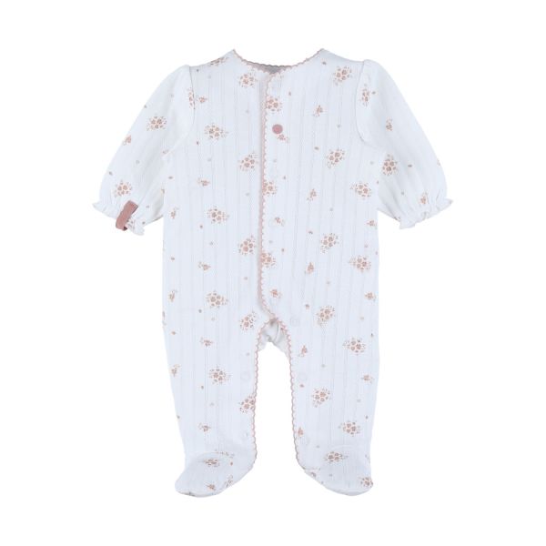 Pyjama de Noukie - Pointelle - Fleurs - 00 Mois Pyjama de Noukie - Pointelle - Fleurs - 00 Mois