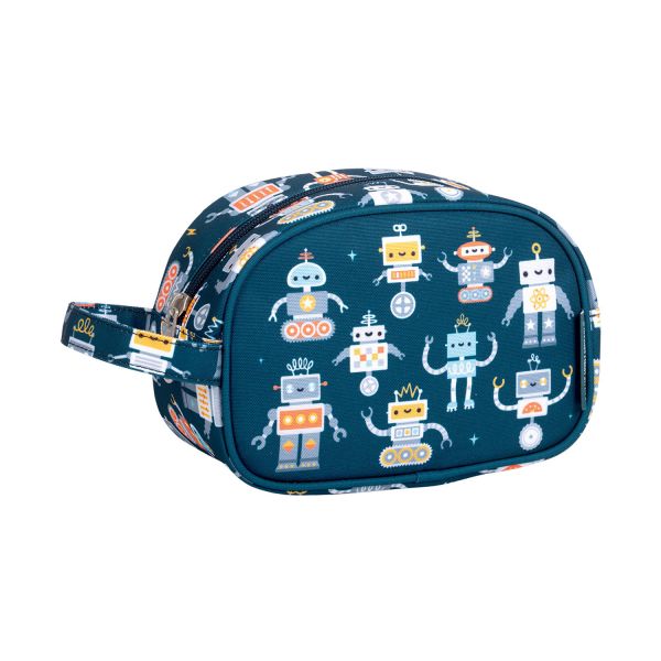 A Little Lovely Company Toiletry Bag - Robots A Little Lovely Company Toiletry Bag - Robots
