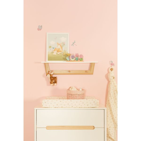TWF Ledikant 70 x 140 Incl. Juniorzijde - Commode 3 Laden - Hanglegkast Larvik TWF Ledikant 70 x 140 Incl. Juniorzijde - Commode 3 Laden - Hanglegkast Larvik
