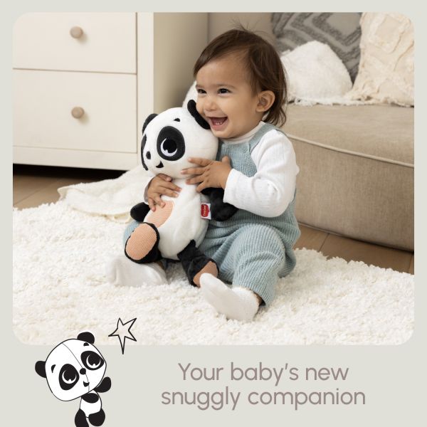 Tiny Love Snuggly Buddy Panda - Zwart / Wit