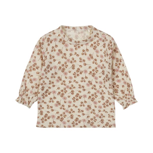 Dirkje T-Shirt Lange Mouw Print Off White 50 Dirkje T-Shirt Lange Mouw Print Off White 50