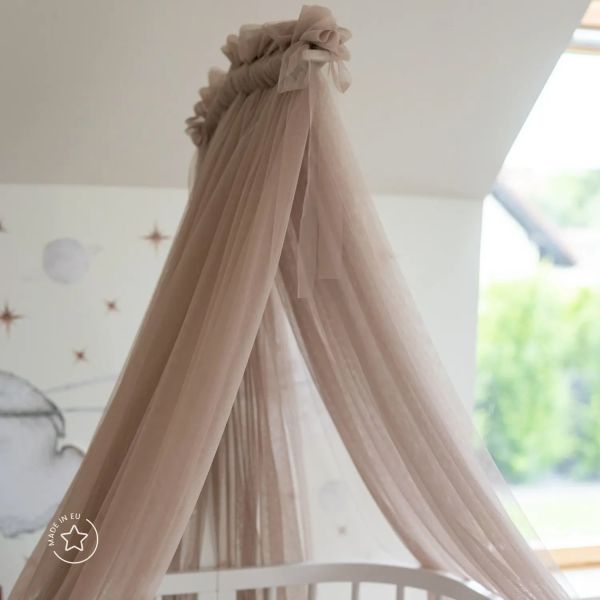 Waldin Tule Sluier - Beige Waldin Tule Sluier - Beige