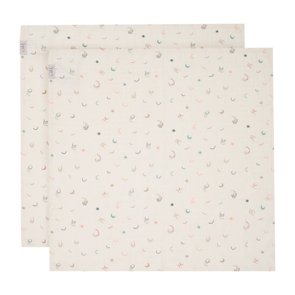 Witlof For Kids Multidoek tetra Magical Days 65 x 65 cm 2-Pack
