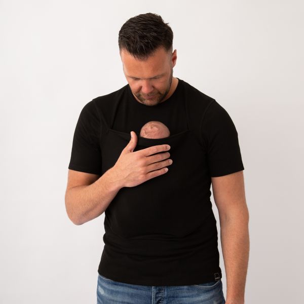 Womboo Buidelshirt Man Zwart maat M
